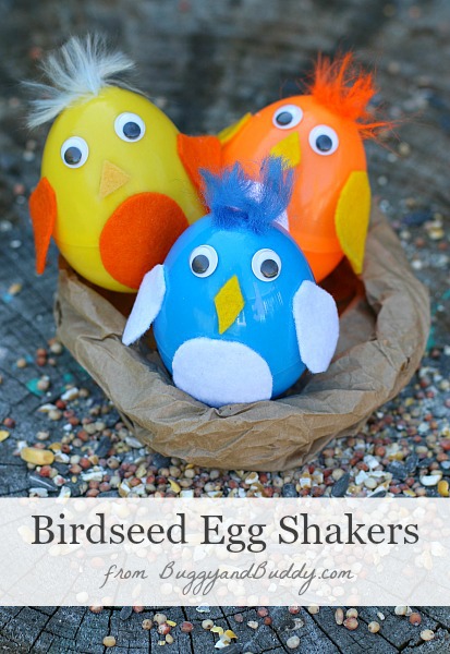 Baby Bird Plastic Egg Shakers Craft