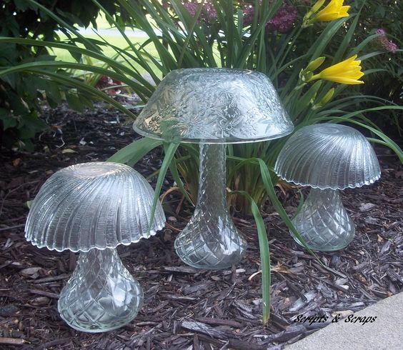 Glass Garden Mushrooms