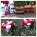 DIY  garden mushroom