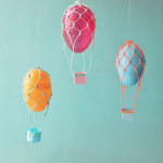 Easter Egg Hot Air Balloons