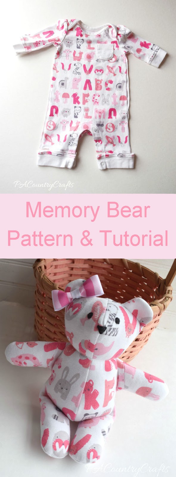 Memory bear Free sewing pattern and tutorial.