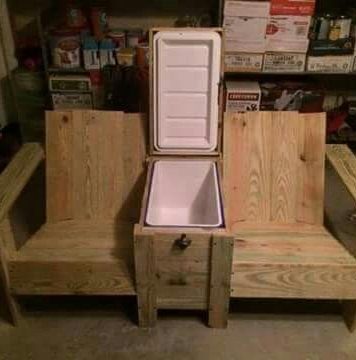 Build a Double Chair Bench with a Cooler
