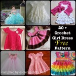 20 + Crochet Girl Dress with Free Pattern