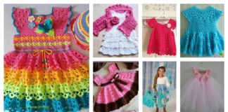 20+ Crochet Girl Dress with Free Pattern