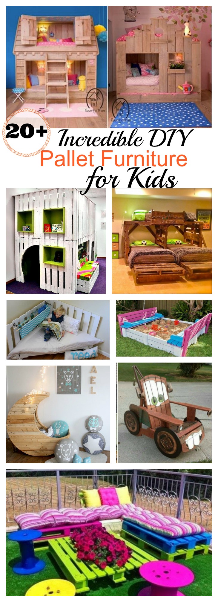 20+ Incredible DIY Pallet Furniture for Kids 