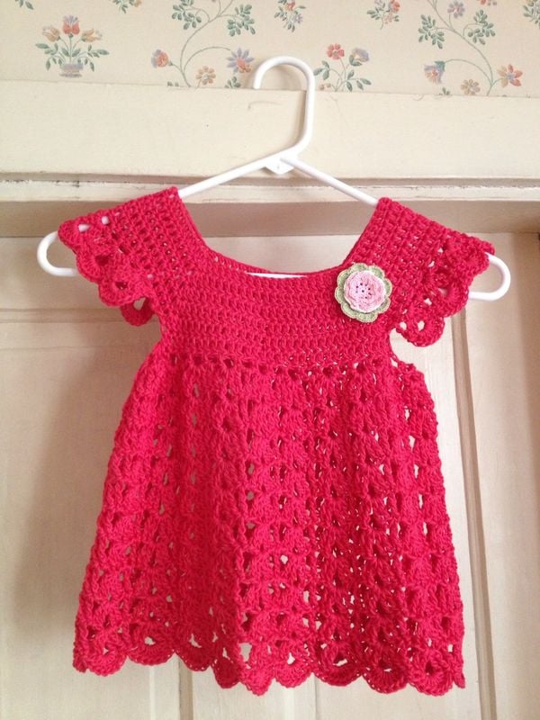 Angel pop-over dress with Free Pattern