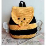 Bumble Bee Backpack Free Crochet Pattern