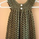 Crochet Angel Wings Pinafore with Free Pattern