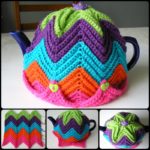 Crochet Justjen’s Easy Ripple Tea Cosy with free pattern