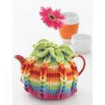 Crochet Lily Sugar ‘n Cream Hot Hibiscus Tea Cozy with Free Pattern