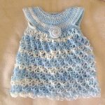 Crochet Solomon’s Knot Baby Dress