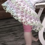 Crochet Solomon’s Knot Baby Skirt