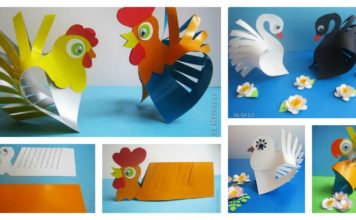 DIY Cute Paper Animal Crafts