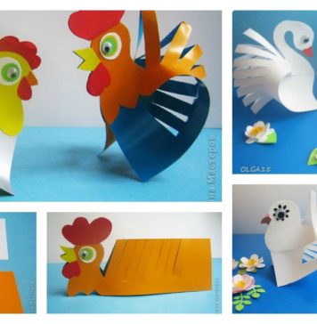 DIY Cute Paper Animal Crafts