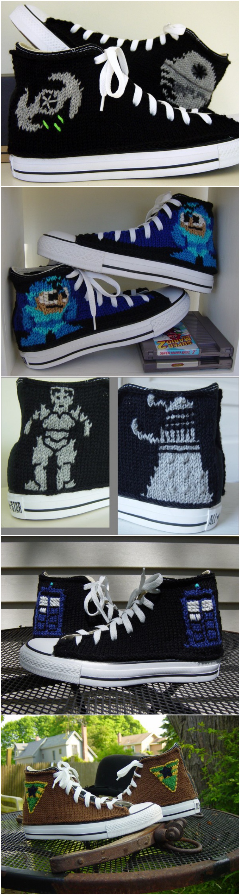 DIY Knitted Sneakers