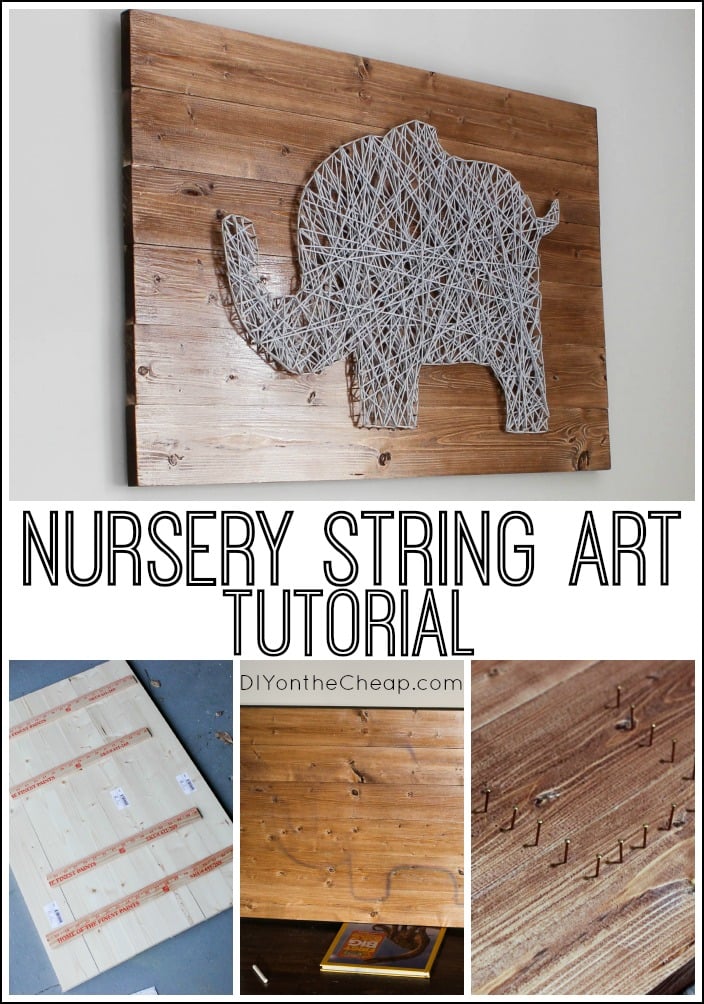 DIY Nursery String Art Tutorial