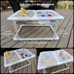 DIY Sand & Water Table using PVC pipes