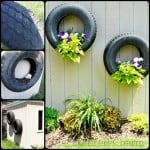 DIY Tire Flower Planter