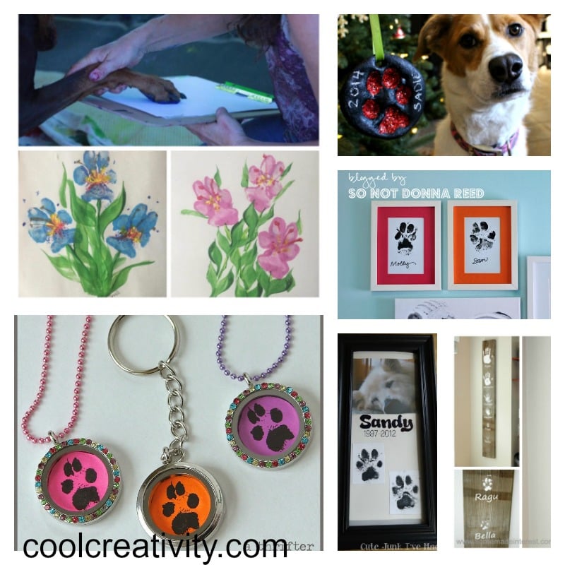 Dog Paw Print Craft