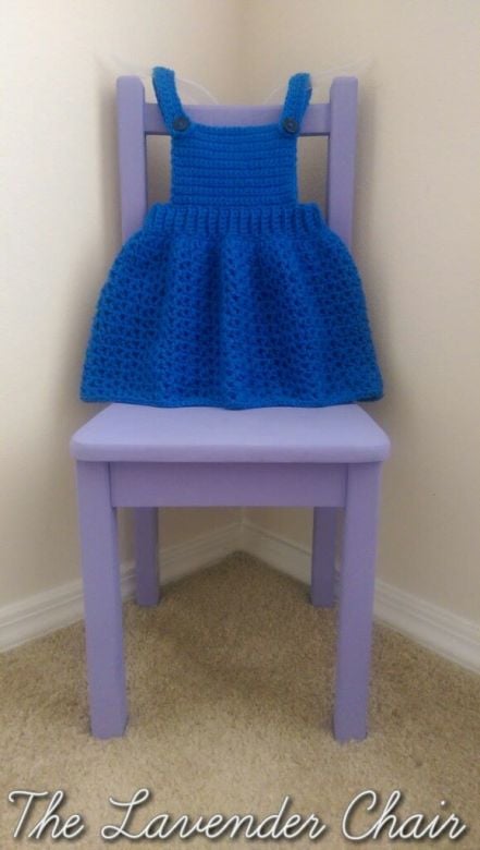 Girls Overall Dress Crochet Free Pattern
