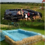 How To Build A Swimming Pool With Straw Bales 2