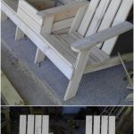 Made from pallets. Double Bench Chair With Cooler in the Middle