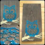 Owl Tablet String Art