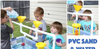 PVC Pipe Sand and Water Table