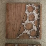 Panel Giraffe String Art