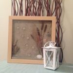 Paw Print Sand Beach Memories Shadow Box