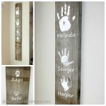 Paw Print Wall Hanging Art