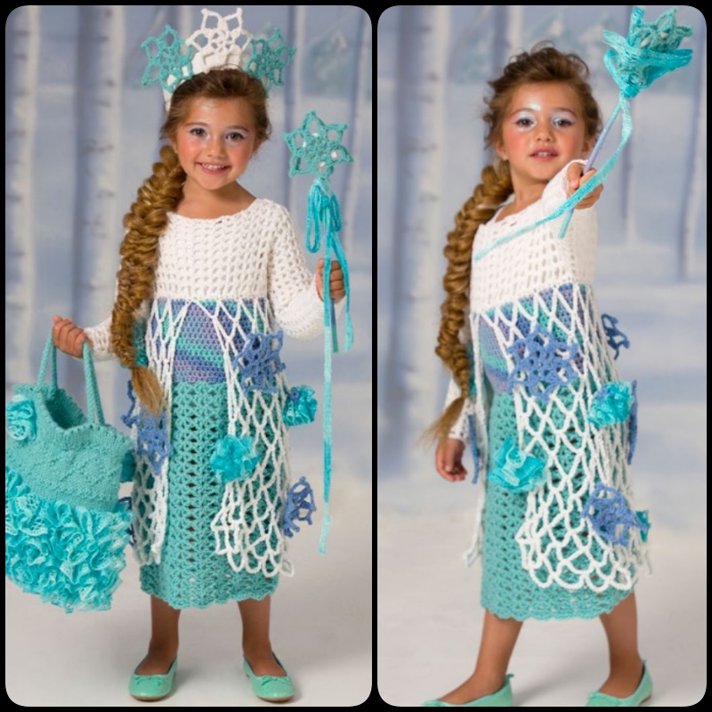 Snow Princess Dress with Free Pattern