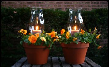 Terracotta Candle Planters