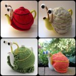 knitting Snail tea cosy with pattern