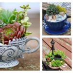 14 Cute Teacup Mini Gardens Ideas