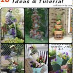 15 Cool DIY Flower Tower Ideas