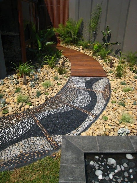  Cool Pebble Pathway Ideas for Your Garden