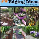 30+ DIY Garden Bed Edging Ideas