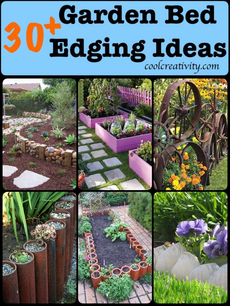 DIY Garden Bed Edging Ideas