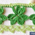 Crochet Trefoil Lace edging with Free Pattern