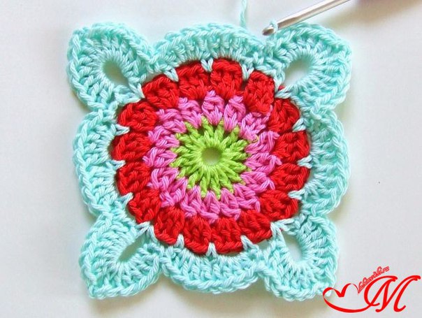 How to Crochet Pretty Granny Square Blanket