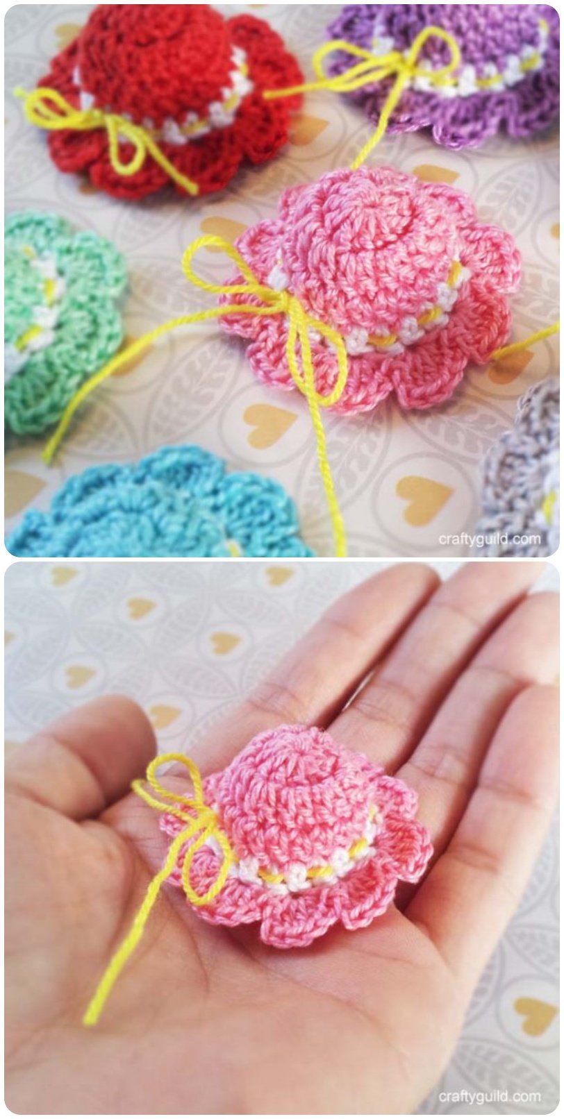 Crochet a Mini Sun Hat with free Pattern (Video)