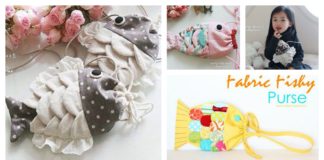 DIY Fabric Fishy Purse with Free Template