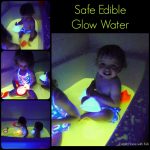 DIY Fun, Safe and Edible Glow Water for Baths and Play