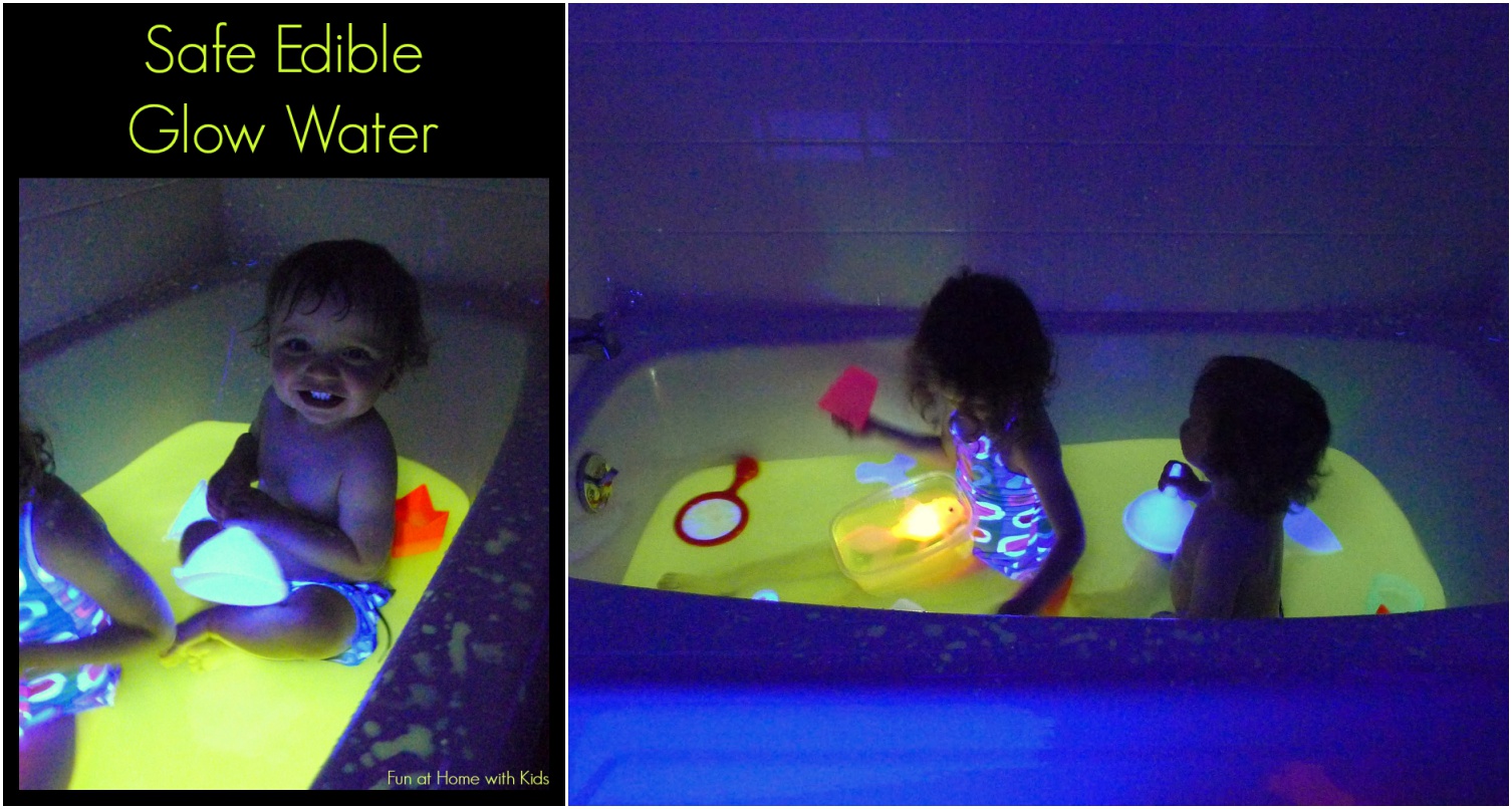 Safe and Edible Glow Water for Baths and Play