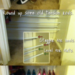 DIY Shoes Storage out of PVC Pipes