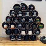 DIY Shoes Storage out of PVC Pipes