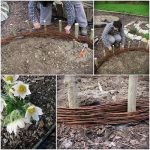 DIY Willow Woven Raised Bed