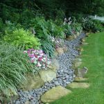 Garden Bed Edging Ideas–Dry Creek Bed Edging