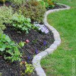 Garden Bed Edging Ideas-Natural Stone Border